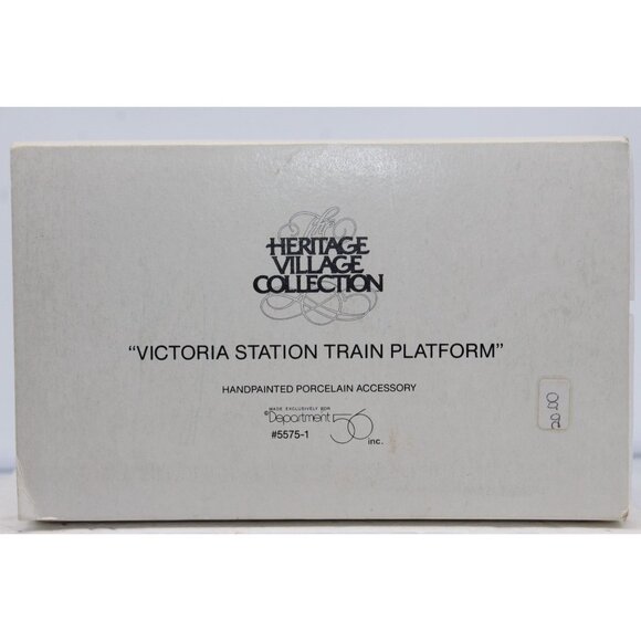 Dept 56 Dickens Village - Victoria Station Train Platform - Picture 3 of 4